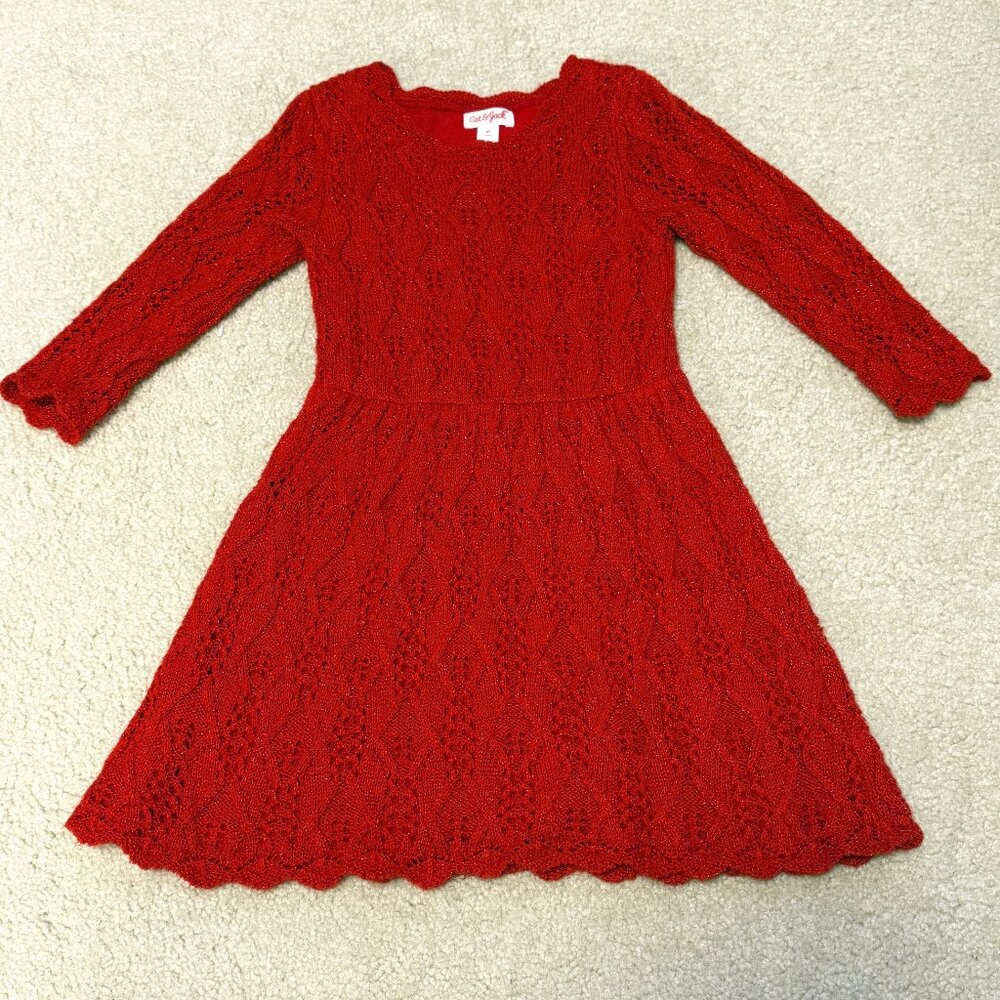 Cat & Jack - Girls Long Sleeve Dress - Size 4T